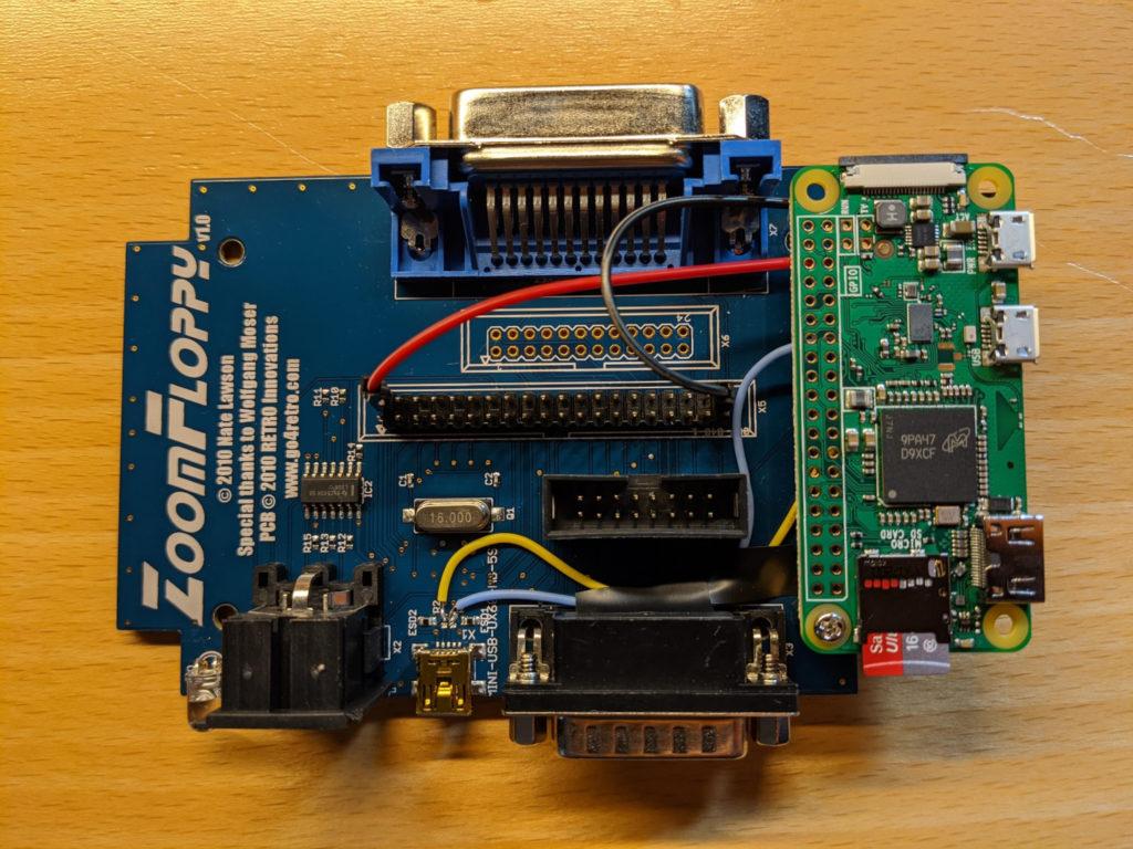 Zoomfloppy Pi v2 for the Commodore 64