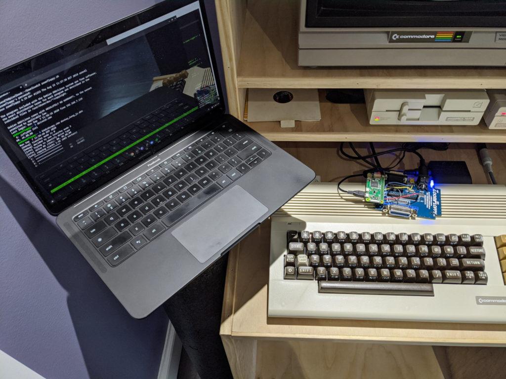 Copying a disk image from the ZoomFloppy Pi v2 to a 5 1/4" floppy disk